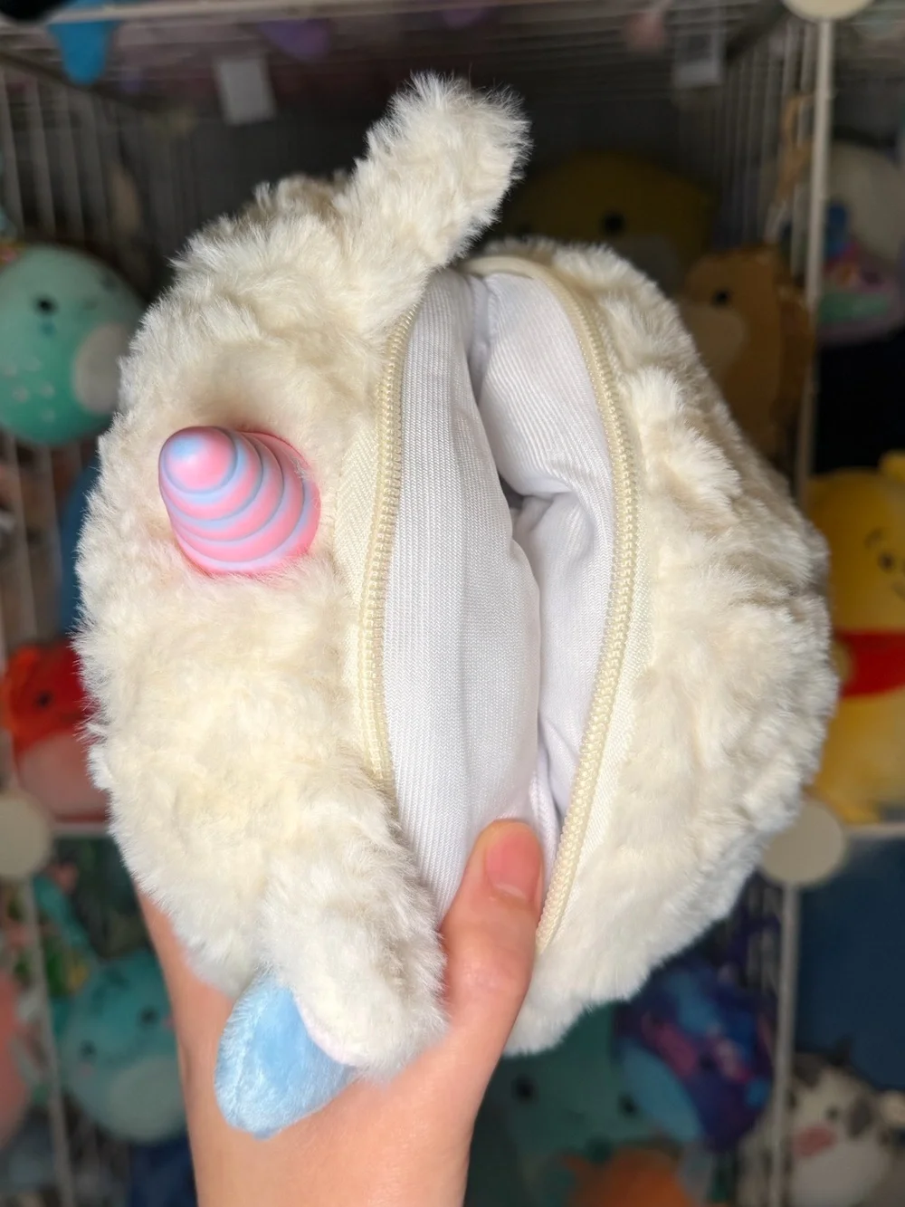 Baby Three BB3 Big Headed Baby ‘Big-Headed Unicorn’ 8” Zipper Bag Plush
